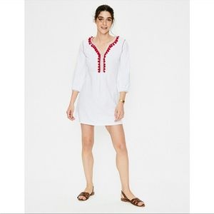 Boden NWT Carina Tunic Dress Red White Pom
New with tags!